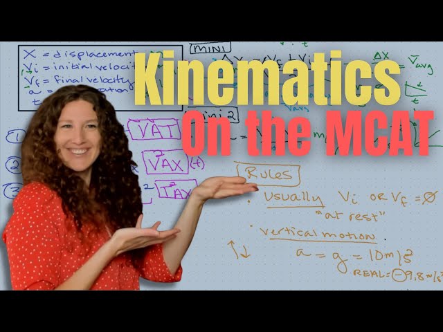 MCAT Physics: How to Use Kinematics Equations