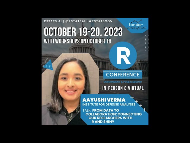 My Presentation at R for Gov Conference 2023