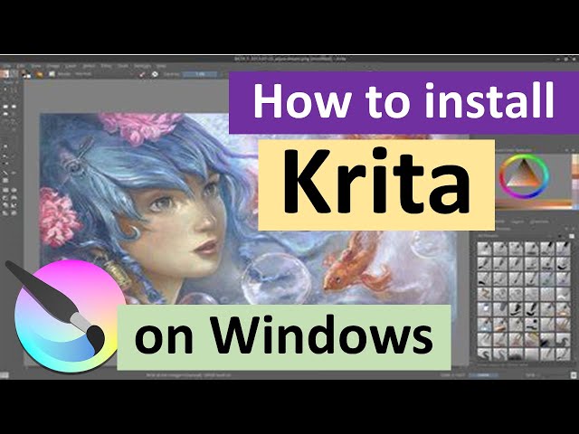 How to install Krita on Windows 10