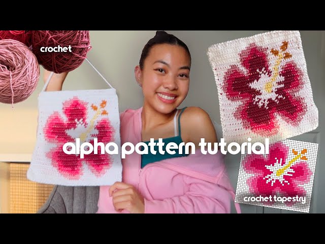 How to create any NEAT alpha pattern/crochet tapestry (no weaving required)