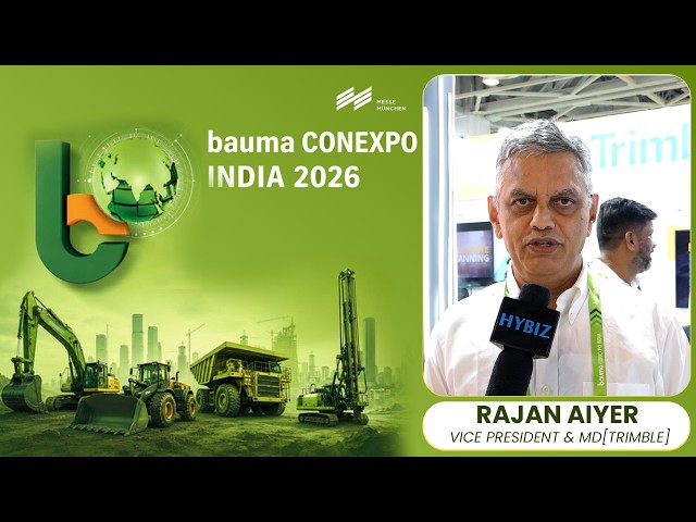 Trimble Connected Construction & 3D Machine Control | Rajan Aiyer | bauma CONEXPO INDIA 2026