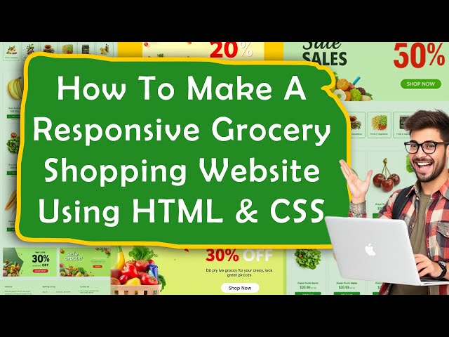 How To Make A Shopping Website Using HTML And CSS