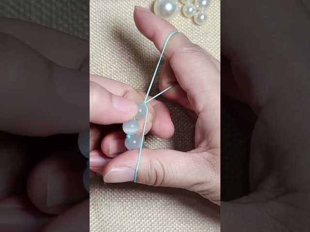 How to Tie Perfect Knots Between Beads | Easy Bracelet Making Hack