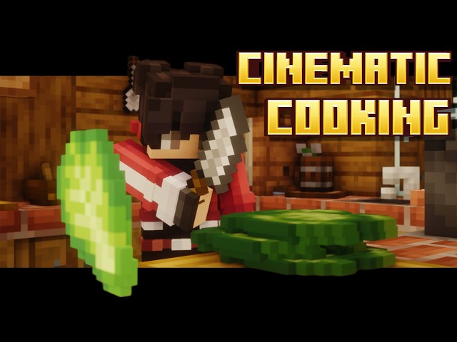 I Turned Minecraft Into a Cinematic Cooking Experience