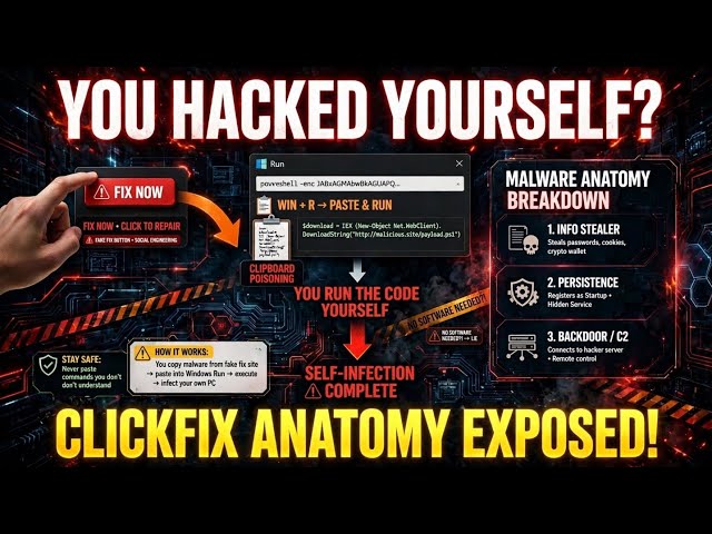 The Anatomy of a Self-Hack - How ClickFix Tricks YOU Into Hacking Yourself