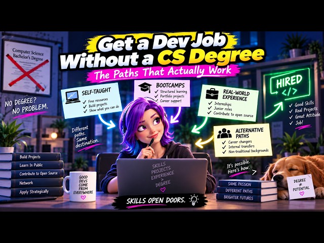 No CS Degree? Here's How Developers Actually Get Hired
