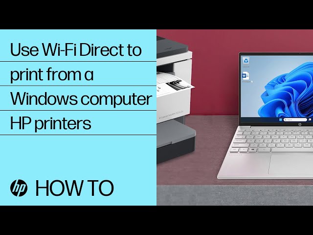 How to use Wi-Fi Direct to print from a Windows computer | HP Printers | HP Support
