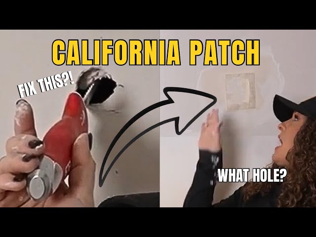 How to Do a California Patch (Seamless Drywall Repair)