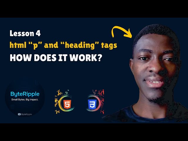 HTML Headings & Paragraphs Explained | H1 to H6 for Beginners