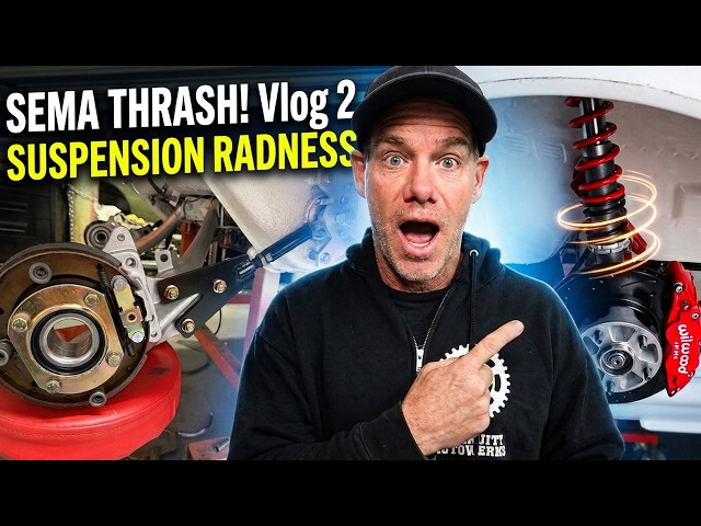 The Raddest Suspension I've Ever Put On A Car! SEMA Thrash Vlog 2