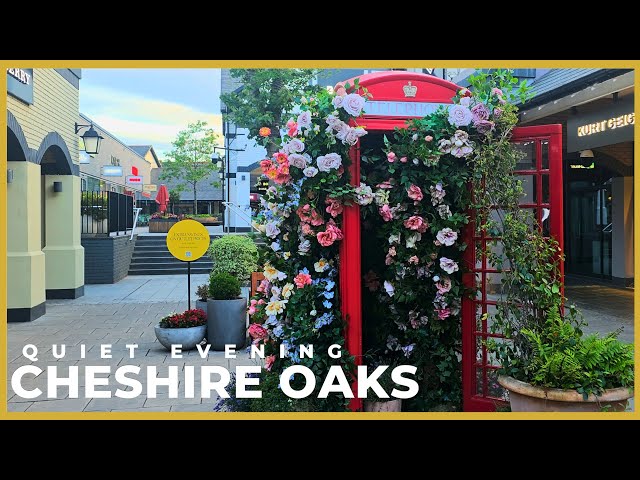 Cheshire Oaks Designer Outlet, England 🇬🇧 | Quiet Evening Walk | 4K 60fps HDR10+ | No Talking