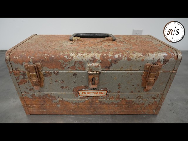 Vintage Craftsman Toolbox and Tools Restoration