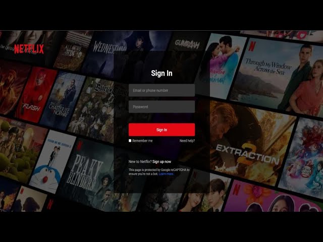 Netflix Sign In Page Clone Using HTML & CSS! 🎬🍿