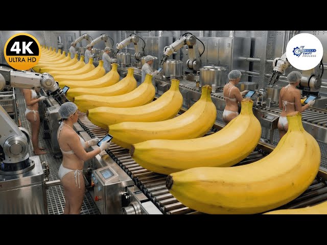 Inside a Banana Bread Factory: From Fresh Fruit to Perfect Loaves (Full Process)