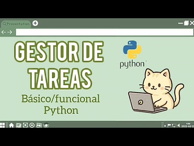 Aprende Python Conmigo: Gestor de Tareas Fácil 💚