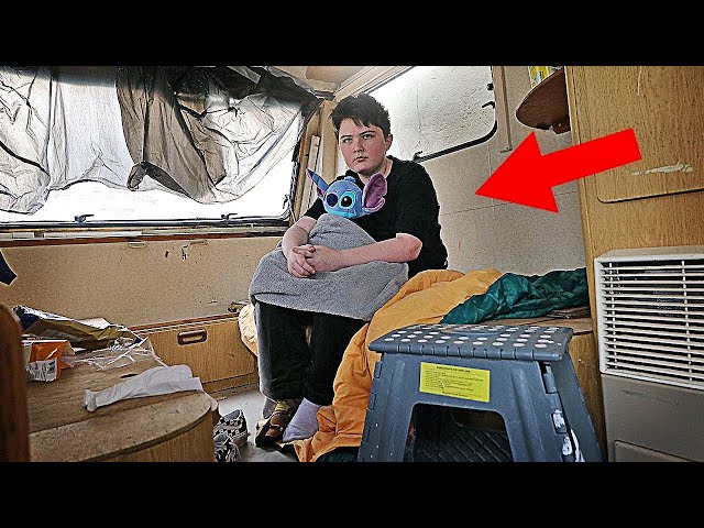 KID FOUND LIVING IN ABANDONED CARAVAN! (Police Called!)
