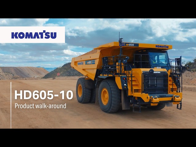 Komatsu HD605-10 mechanical truck walk-around: tackle tough tasks and meet productivity demands