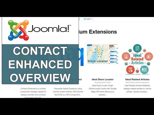 Joomla: Contact Enhanced Overview