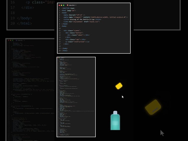 You Won’t Believe This Simple Trick to Join a Bottle and a Cap with CSS