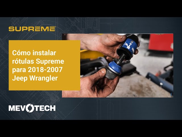 How to Install Supreme Ball Joints for 2018- 2007 Jeep Wrangler