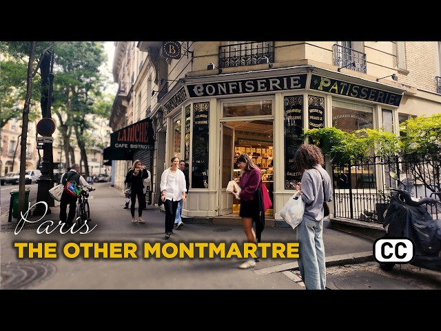 Paris 4K Walk — The Other Montmartre, Over a Cemetery Bridge (Batignolles to Place du Tertre)