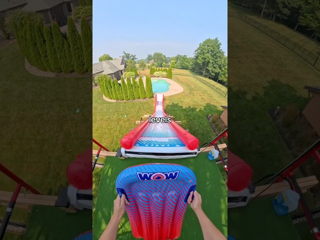 Testing 5 levels of Waterslides!