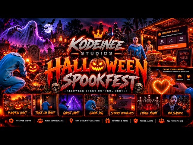 Halloween Spook-Fest Event Panel [ESX/QB/QBOX] FiveM