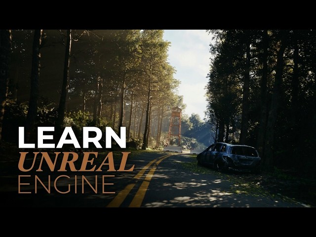Complete Beginner Guide To Unreal Engine 5 | UE5 Starter Course - Abandoned Road