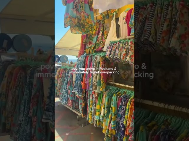 Need more space for all these purchases #italy #shopping #positano