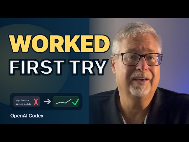 I Can't Code. So AI Built It For Me. | Codex for Beginners