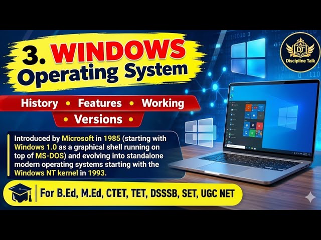 Microsoft Windows Operating System | Complete Guide for Beginners