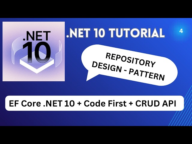 Repository Pattern Explained in .NET 10 Web API | EF Core Code First CRUD API
