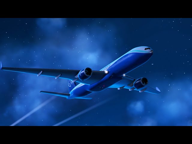 Soaring to Sleep with White Noise ✈️ Airplane Sounds 10 Hours