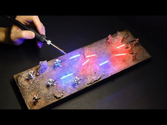 I Made a Geonosis Battle Diorama