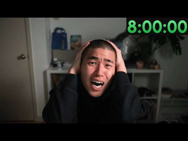 I did nothing for 8 hours.