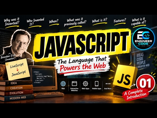JavaScript - 01: Introduction, History, Features & Capabilities of JavaScript