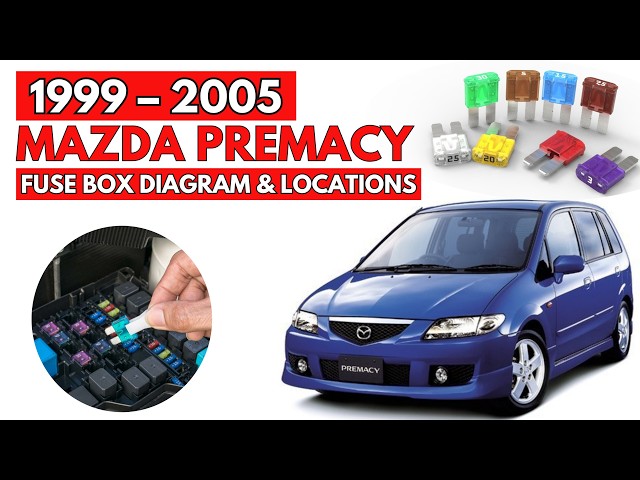Mazda Premacy (1999 – 2005) Fuse Box Locations & Diagrams