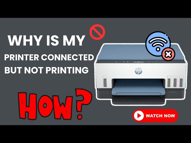 Why Your Printer is Connected but Refuses to Print (Easy Fix)