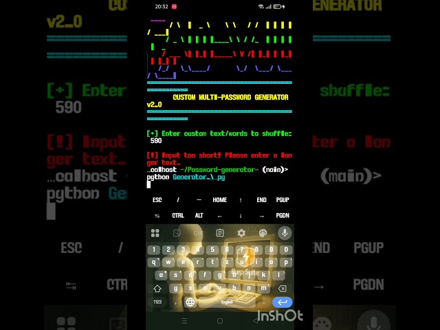 #password generator tools for Termux GitHub#