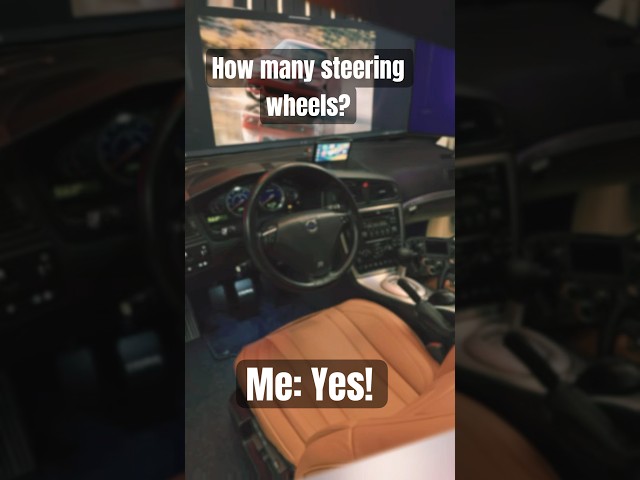 Real Car Steering Wheel on a Moza wheelbase