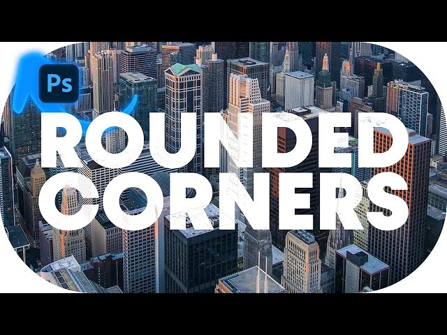 How Create ROUNDED CORNERS in Adobe Photoshop CC! (Tutorial)