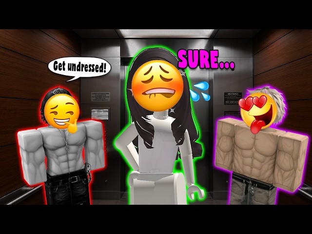 🔒 I Was Trapped In An Elevator With The Two Coldest Boys At School 🚪 TTS Roblox Story