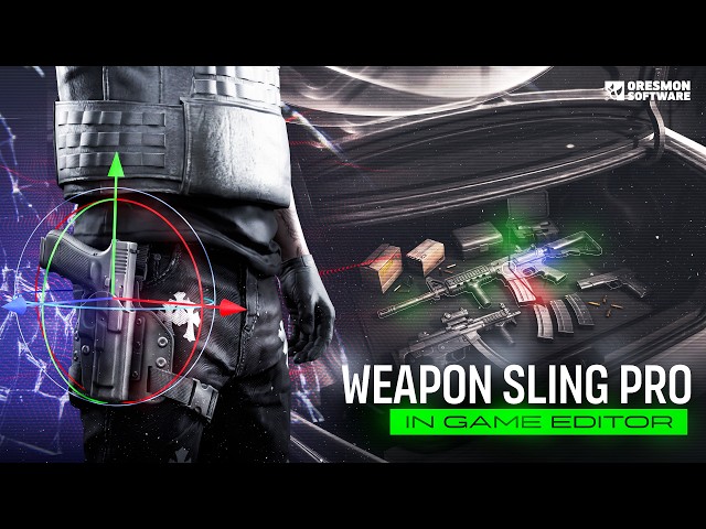 FiveM Weapon & Item Sling Script | 3D Editor | Trunk & Glovebox Display + Synced Props