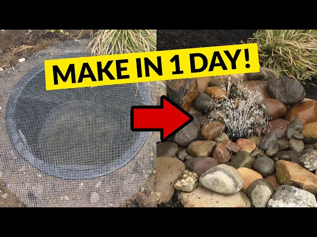 One of the Easiest (and coolest) DIY water features