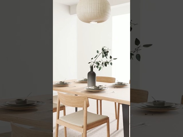 Dining Room | Made with Blender and D5 Render