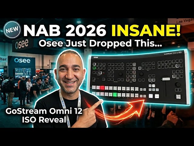 NAB Show 2026: Inside the Osee Tech Booth & GoStream Omni 12 ISO Reveal