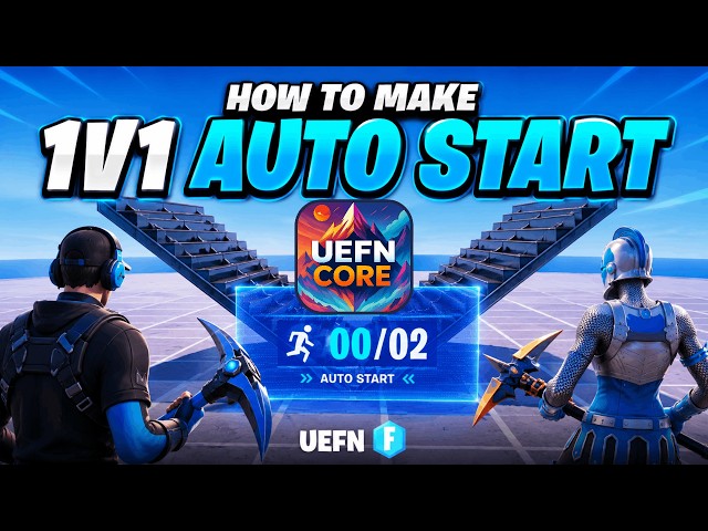 How to Make Advanced Auto Start for 1v1 Map in UEFN