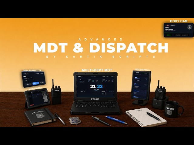 FiveM MDT & Dispatch V2 | Web MDT, Live Collaboration & More