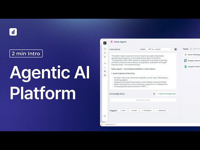Agentic Platform | Build AI Agent | 2-min walkthrough #agentbuilder  #agenticai #aiagents