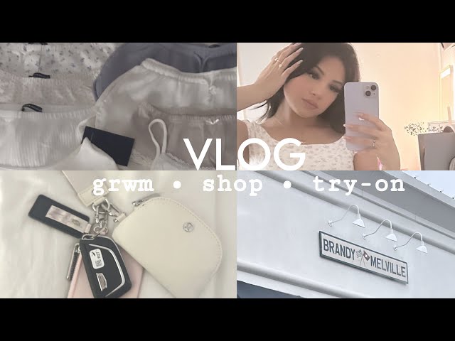 grwm & shop + try-on ♡